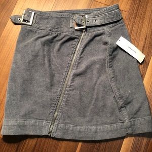 Blue Grey corduroy mini skirt Urban Outfitters NWT